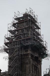 Térállvány egy kupolán Budapesten