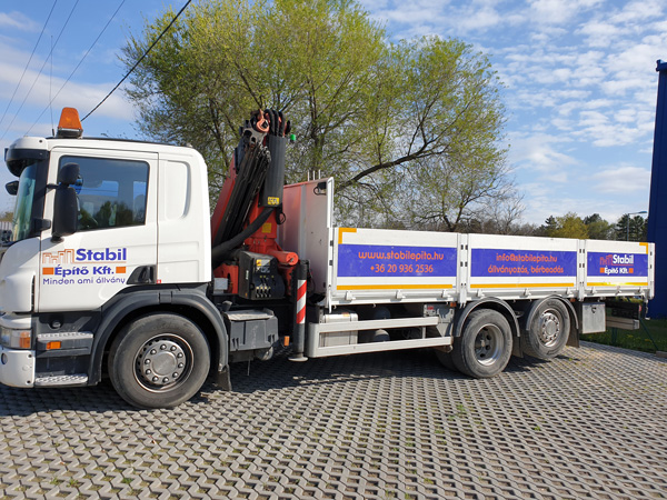 Stabil Építő Kft kiszállítás